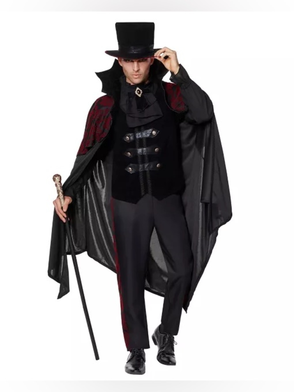 Spirit Victorian Vampire Men’s Costume Size S Complete Set